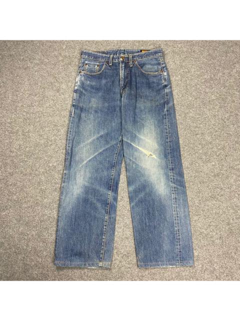 Other Designers Big John - LASTTT DROPPP‼️DISTRESSED BIG JOHN SELVEDGE DENIM JEANS