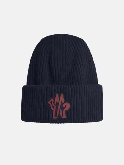 BLUE VIRGIN WOOL BEANIE