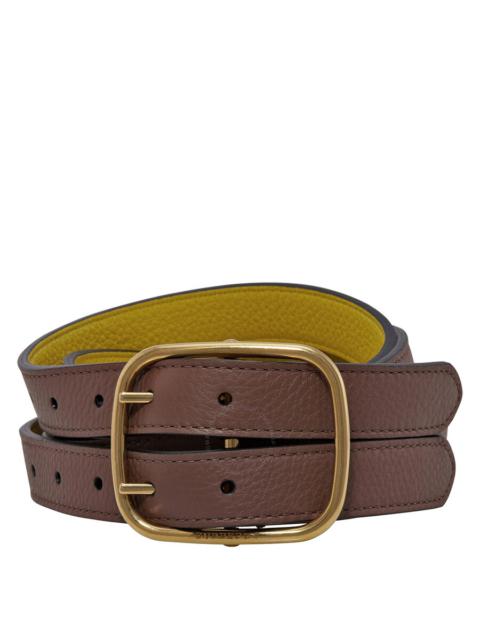 Burberry Lynton Reversible Double-strap Leather Belt