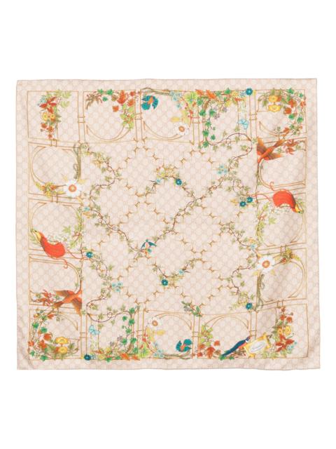 GUCCI Printed Silk Scarf