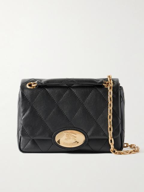 Burberry Embellished Quilted Leather Shoulder Bag