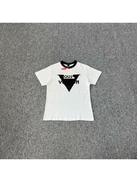 Louis Vuitton Louis Vuitton Velvet Black Triangle T Shirt