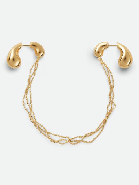 Bottega Veneta Mini Drop Chain Earrings