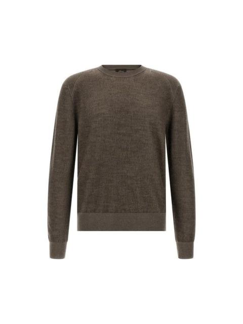 Brioni BRIONI Brown Vanise Weave Sweater New & Authentic (Men's siz