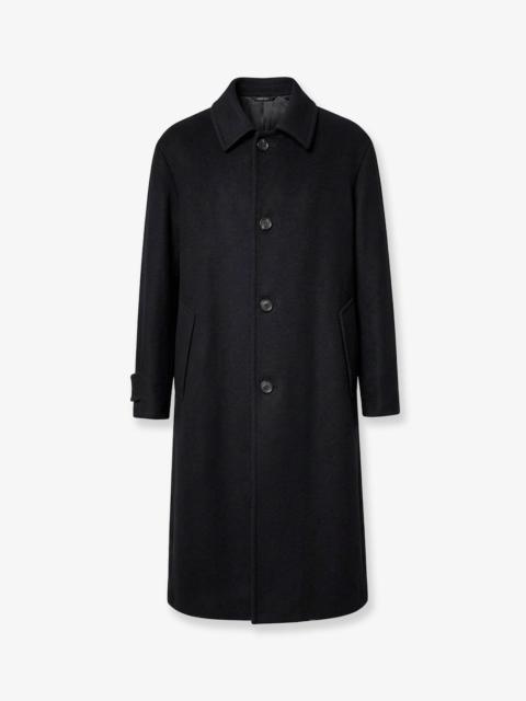 GIORGIO ARMANI Giorgio Armani Wool Cashmere Coat Black Men
