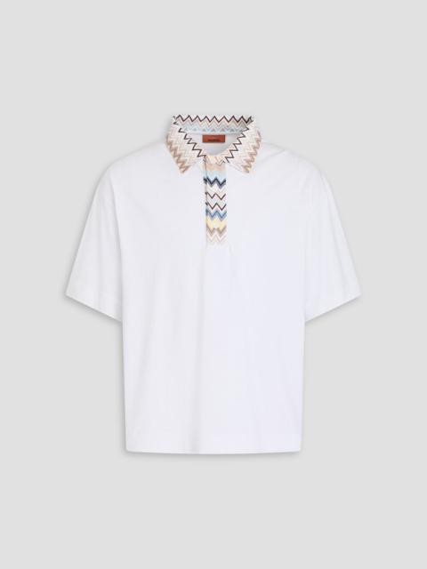 Missoni Cotton-jersey polo shirt