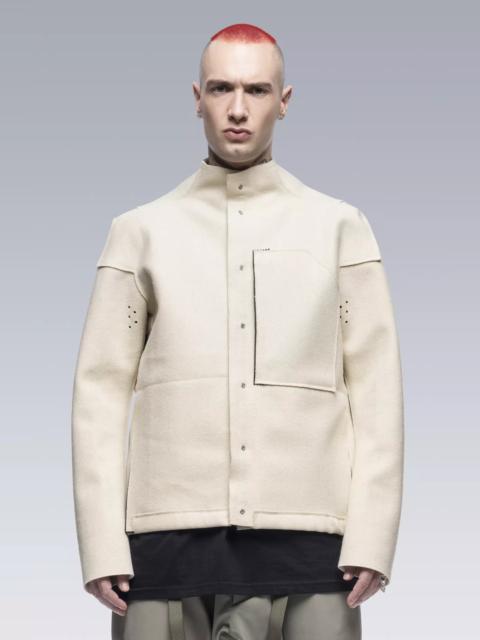 ACRONYM J70-BU Burel® Wool Jacket White