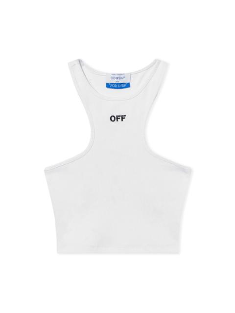 Off-White Off Stamp Ribbed Rowing Top
