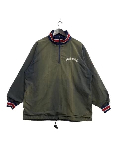 Other Designers Vintage 90s Coca Cola Jacket Half Zipper (FADED) See Fiture