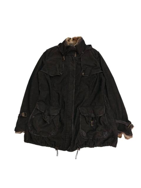 Hysteric Glamour 🔥VINTAGE BIKER JACKET PARACHUTE BONDAGE DESIGN LA MODA GOJI