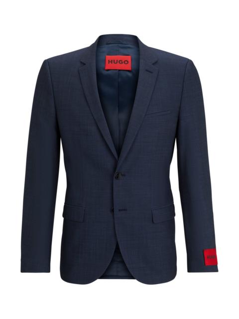 HUGO EXTRA-SLIM-FIT JACKET IN STRETCH TWILL