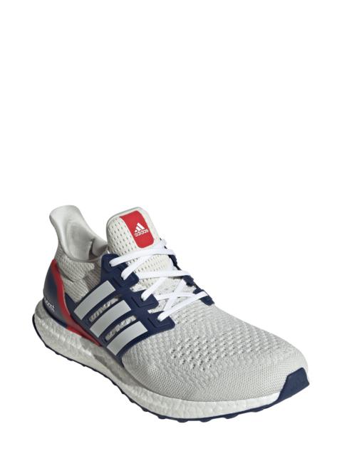 adidas Ultraboost 1.0 Running Sneaker in Crystal White/White/Blue at Nordstrom