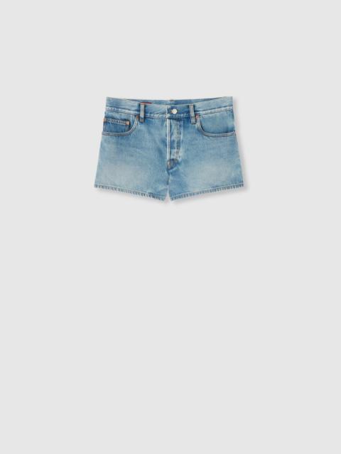 GUCCI Gucci Stone-washed Denim Shorts