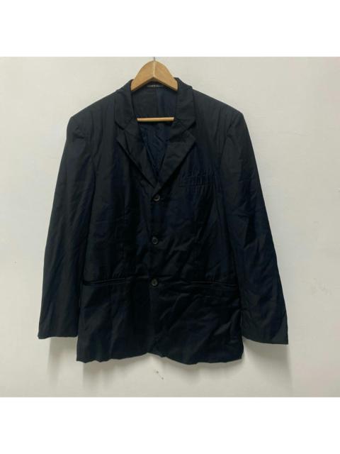 Yohji Yamamoto Ined Wool Women Long Coat Jacket Japan 2 M