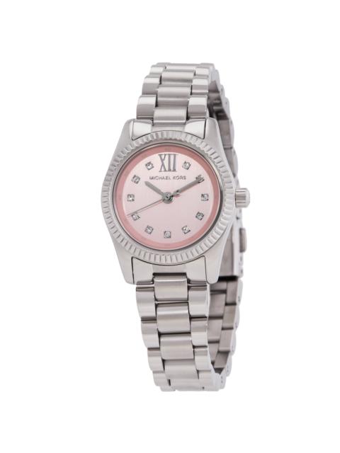 MICHAEL KORS Michael Kors Petite Lexington Quartz Pink Dial Ladies Watch MK4996
