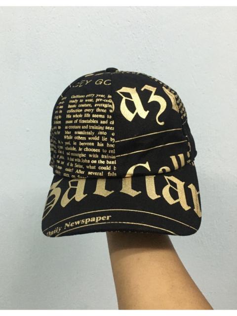 John Galliano Gazette Galliano Newspaper Hat