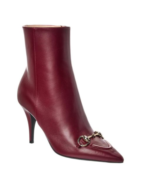 GUCCI Gucci Horsebit Leather Ankle Boot