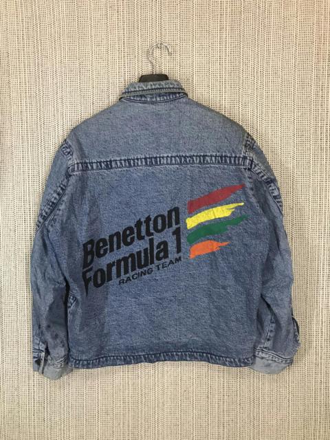 Other Designers 🔥STEALS🔥VINTAGE 90s BENETTON FORMULA 1 RACING TEAM SPELLOUT