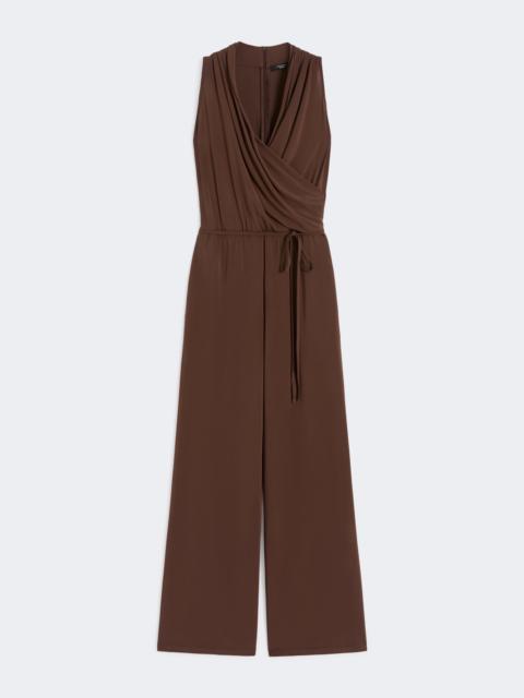 WEEKEND Max Mara Viscose jersey jumpsuit - CHOCOLATE