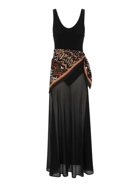 Zimmermann ASTER SCARF MAXI DRESS