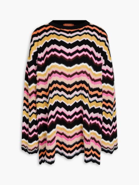 Missoni Brushed intarsia-knit sweater