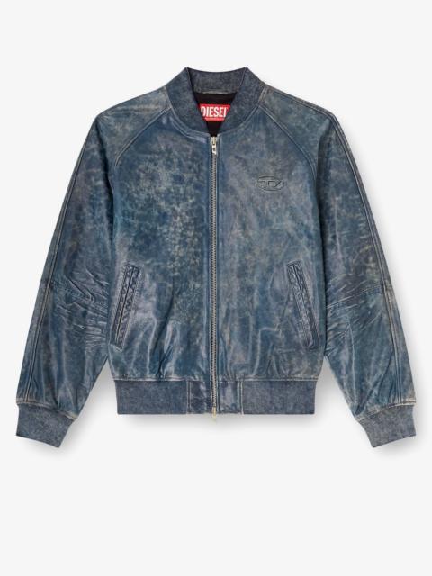 Diesel Diesel Men L-Cobb Leather Jacket
