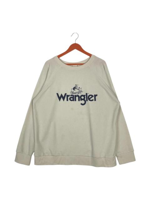 Other Designers Vintage Wrangler Spell Out Logo Pullover Sweatshirt Size XL