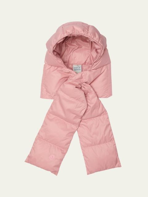 Moncler Hooded Down Scarf