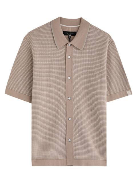 Rag & Bone Harvey Striped Cotton-blend Shirt