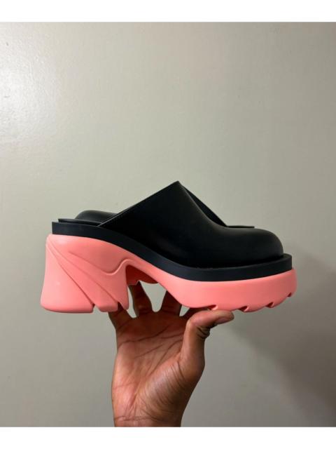 Bottega Veneta Flamingo Leather Clog