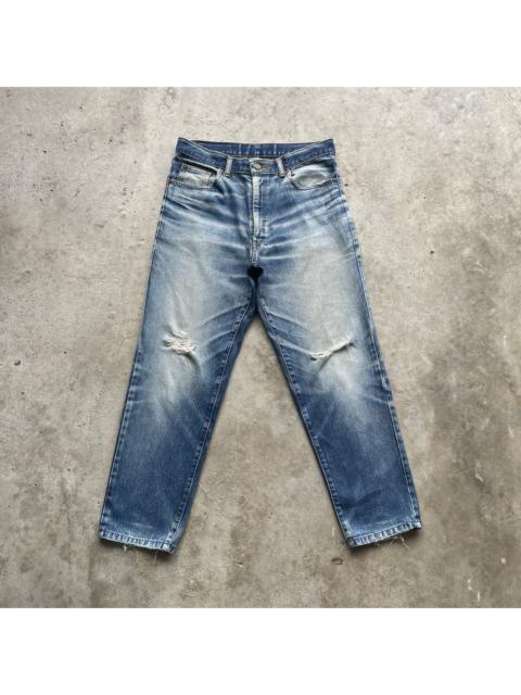 Other Designers Japanese Brand - Vintage Japanese StoneWash Distressed Jeans Faded Denim Pant