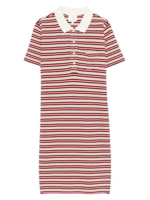 A.P.C. A.P.C. Women Raye Cotton Striped Polo Dress