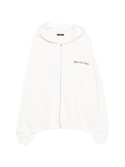WILLY CHAVARRIA ZIP-UP HOODIE