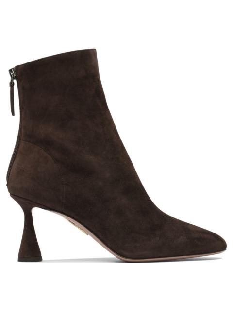 AQUAZZURA Aquazzura Amore 75mm Ankle Boots Brown Women