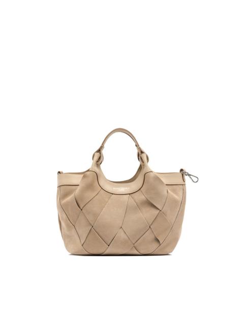 Other Designers Gianni Chiarini "dua" Small Suede Shoulder Bag