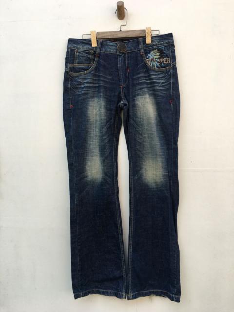 Other Designers Designer - Redpepper Jeans Embroidered Washed Concho Button