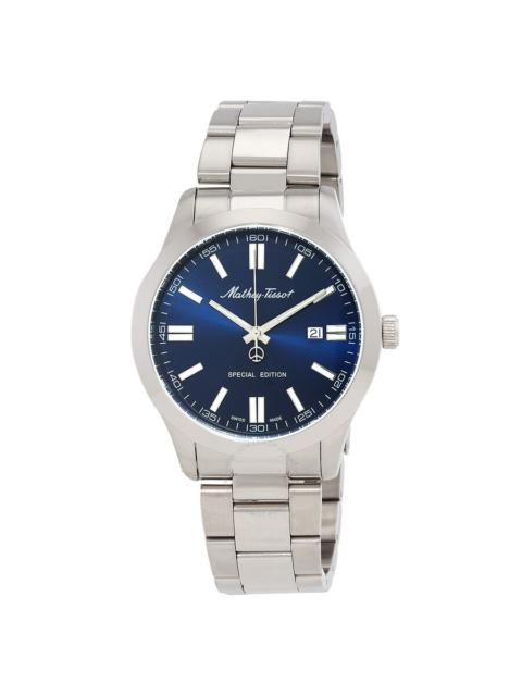 Mathey-Tissot - Open Box - Mathey-Tissot Mathy I Jumbo Quartz Blue Dial Men's Watch H455ABU