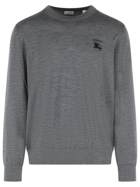 Burberry Burberry EASTON Grey Wool Sweater Men