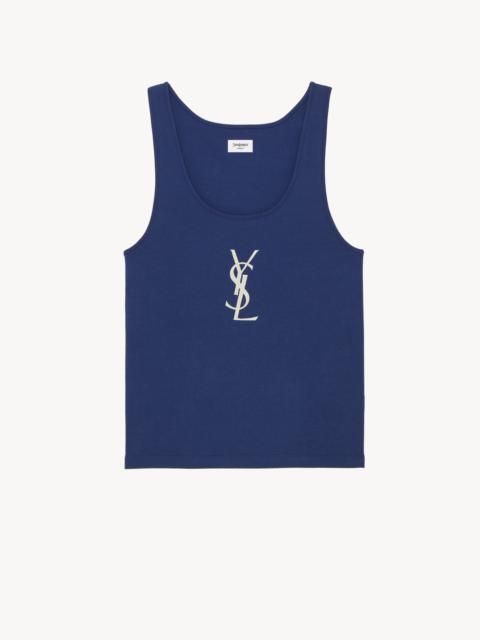SAINT LAURENT Saint Laurent Cotton Tank Top Cassandre