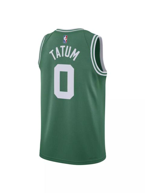 Nike Men's Boston Celtics Dri-FIT NBA Swingman Icon 22 Road Jersey-Clover/Tatum