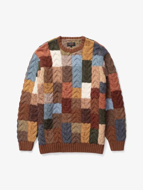 Crew Hand Knit Patchwork