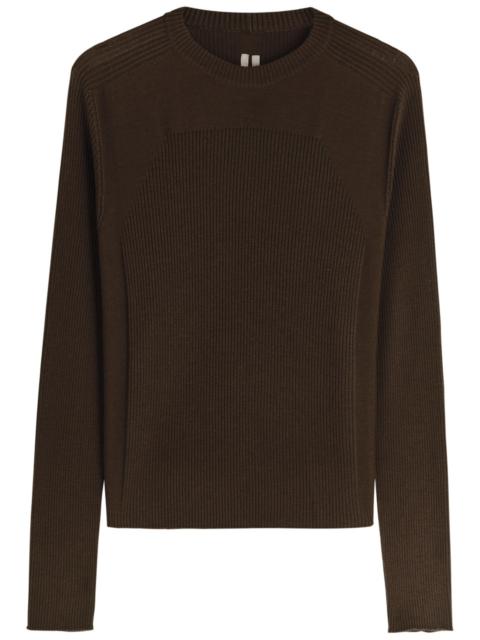 Rick Owens Ribbed Maglia Wool Jumper