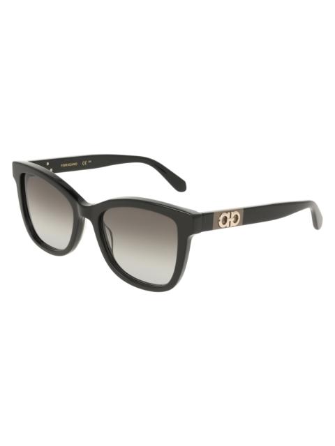 FERRAGAMO Ferragamo Grey Gradient Square Ladies Sunglasses SF2108S 001 54
