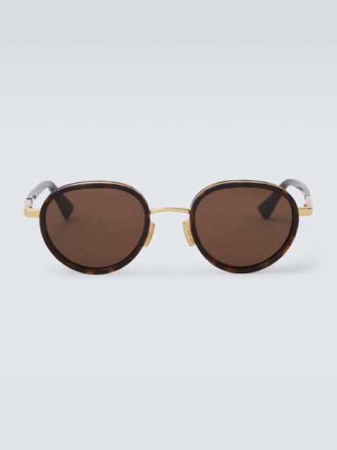 Bottega Veneta Forte Panthos round sunglasses