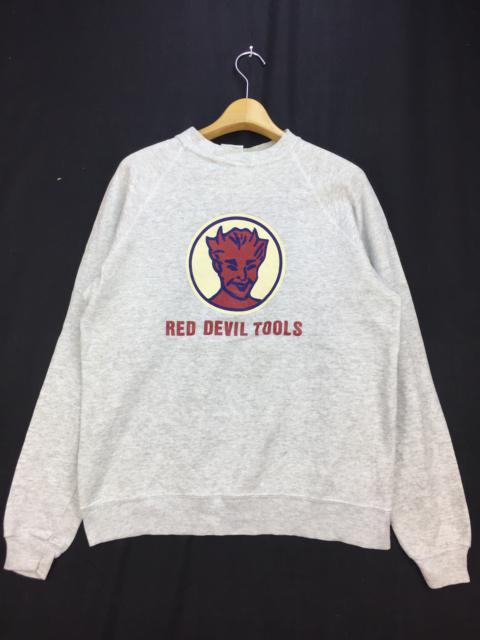 Other Designers Hanes - VINTAGE RED DEVIL TOOLS SWEATSHIRT