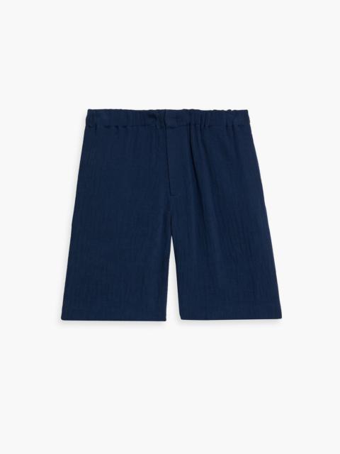 Sandro Ribbed jersey shorts