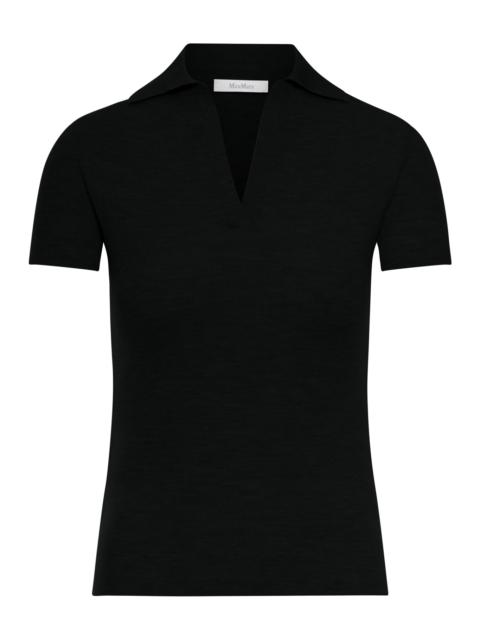 Max Mara RIBBED WOOL POLO