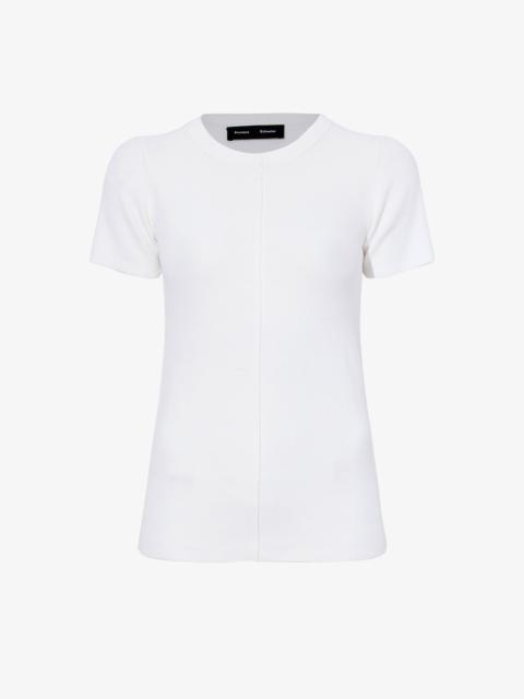 Proenza Schouler Sky Top in Matte Viscose Rib