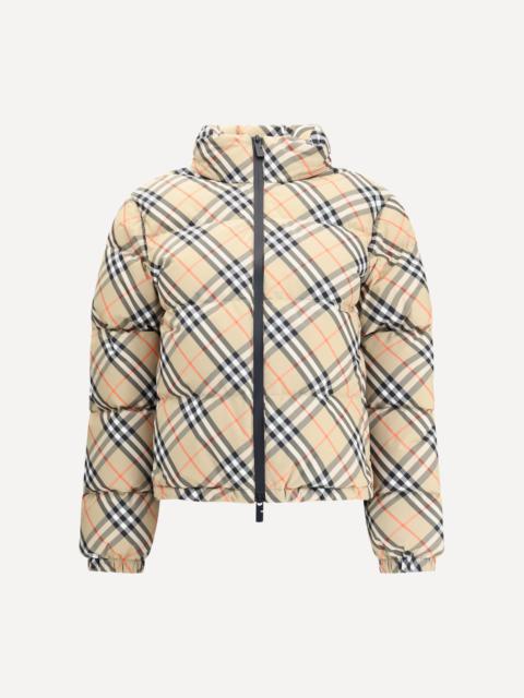 Burberry Check Down Jacket