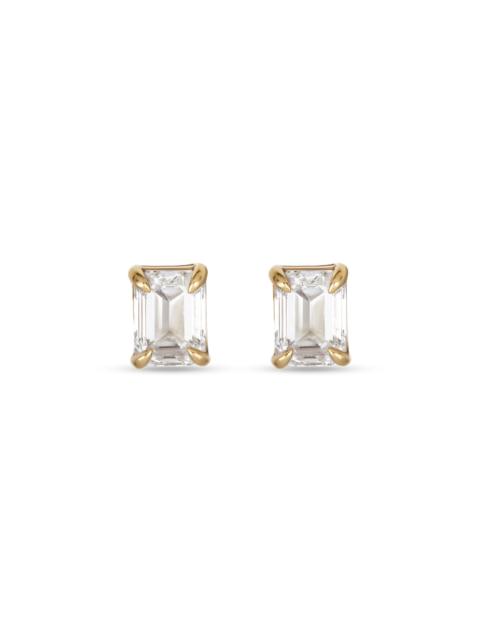 STONE AND STRAND LAB-Created Diamond Mirror Studs
